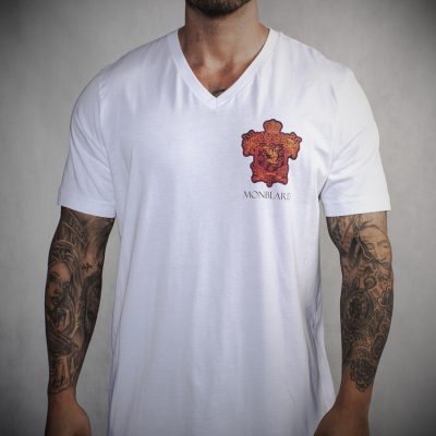 Heraldry luxury premium white t-shirt men gothic elegant