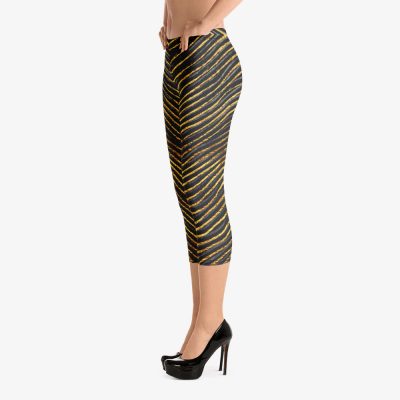 animal print gold-tone women leggins