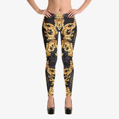 designer luxury print leggins