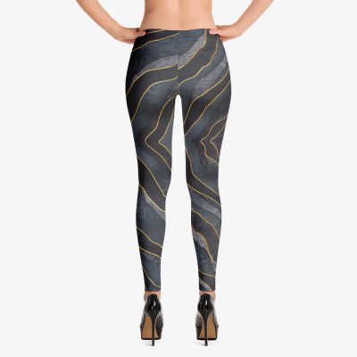 marble print leggins