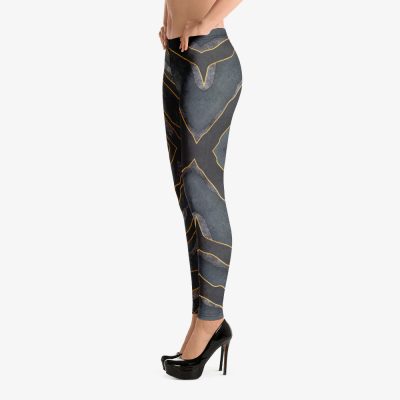 marble print luxury leggins