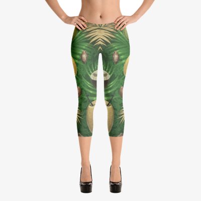 tropical print women leggins