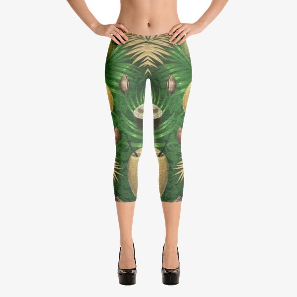 tropical print women leggins