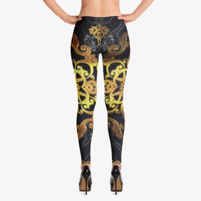 women leggins barrocco print