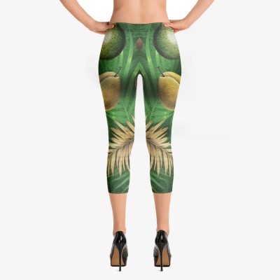 women leggins tropical print