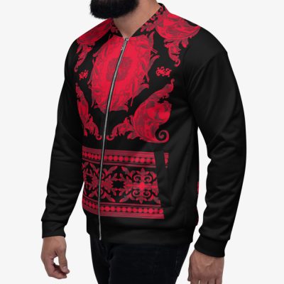 men bomber jacket royal baroque pattern