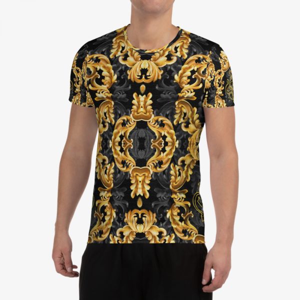 short sleeve men t-shirt royal baroque