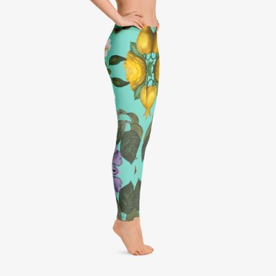 tropical design leggins