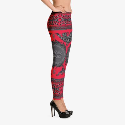 unique baroque printed leggins