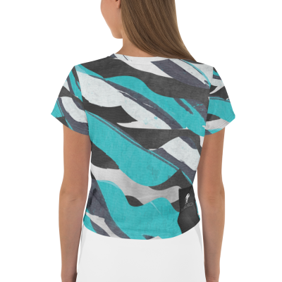 all-over print designer women t-shirt