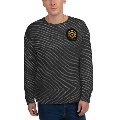 dark animal pattern mens long sleeve t-shirt