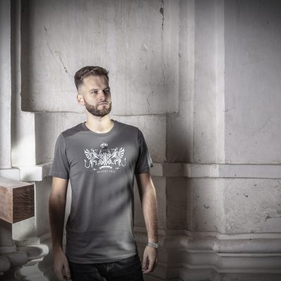 medieval luxury men t-shirt, dragon, heraldry, erb, firenze, italian style