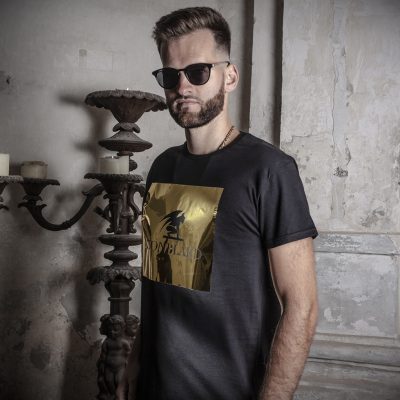 rich billionaire t-shirt man black luxury expensive fashion italian style