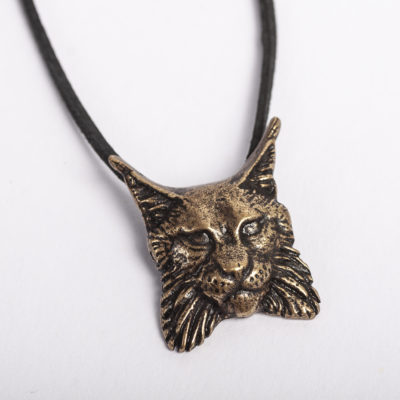 Wild cat / Leopard luxury unisex designer pendant